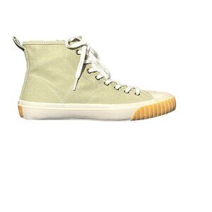 J Crew Hi-Top Canvas Lace-up Sneaker Women’s Sz 8 Pistachio Basketball Skater